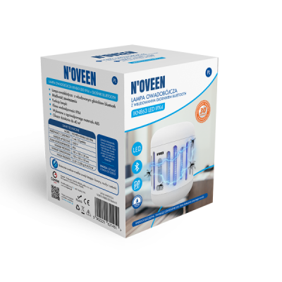 Ловушка насекомых с Bluetooth динамиком и аккумулятором Noveen IKN863 LED IPX4