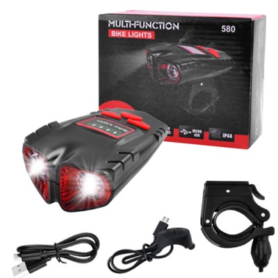 Велодзвінок + фара 580-2T6