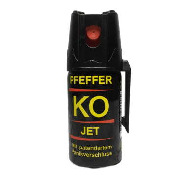 Потужний струмковий газовий балончик Ballistol Klever Pepper KO Jet (40мл) для надійного захисту