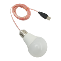Світлодіодна лампочка Блискавка Ф-25 з USB