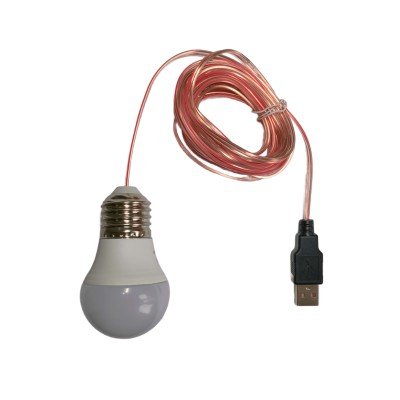 Ультраяскрава USB лампочка Блискавка міні