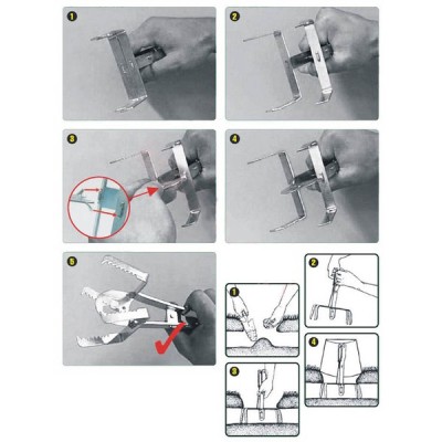 Пастка-ножиці для кротів і полівок GR 5102