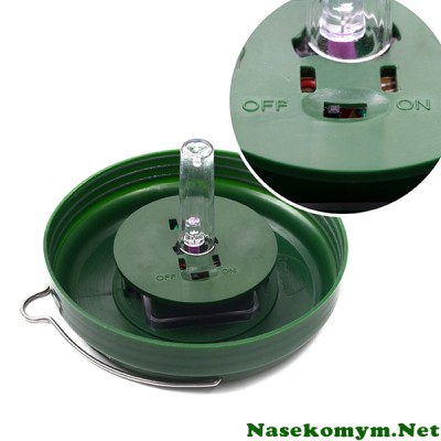 Пастка для комах на сонячній батареї 2 в 1