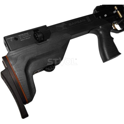 Пневматична гвинтівка PCP SAPSAN TACT 550/300 4.5мм (чорн/чорн)