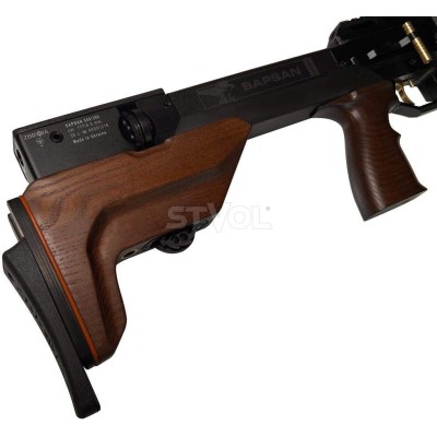 Пневматична гвинтівка PCP SAPSAN TACT 550/300 4.5мм (коричн/чорн)