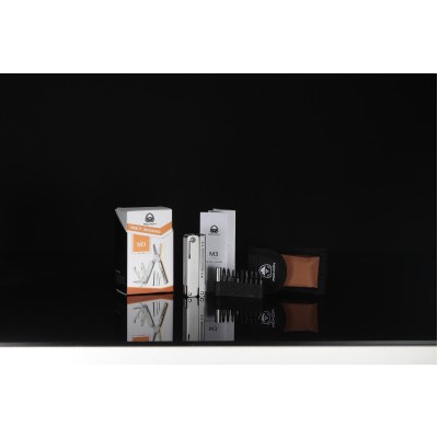 Мини мультитул Roxon M3 с сменными битами, серый