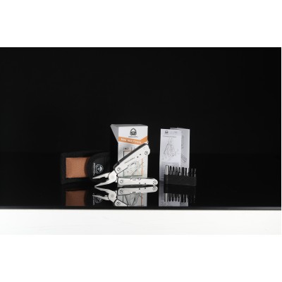 Мини мультитул Roxon M2 с сменными битами, серый