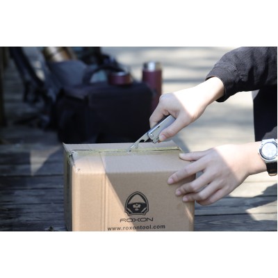 Мини мультитул Roxon M3 с сменными битами, серый