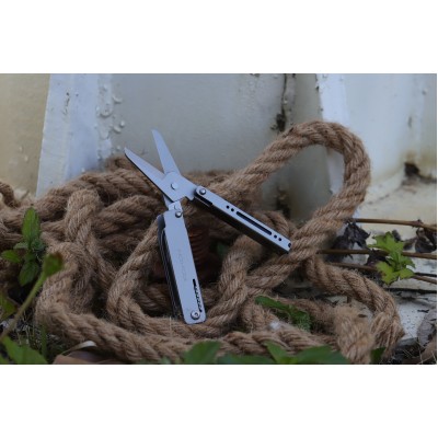 Мини мультитул Roxon M3 с сменными битами, серый