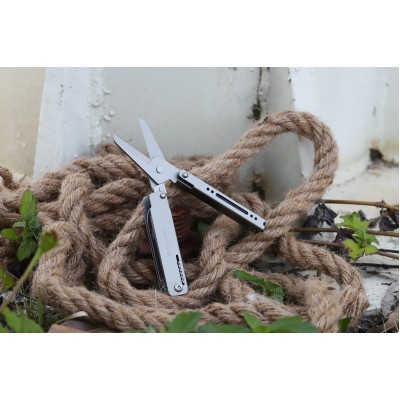 Мини мультитул Roxon M3 с сменными битами, серый