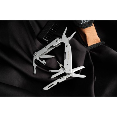 Мини мультитул Roxon M2 с сменными битами, серый